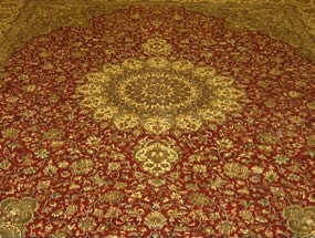 handgeschniddene Seid Rugs